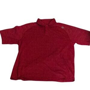 Wilson Red Striped Polo Shirt L Casual Academia Classic Preppy Ivy League Sport